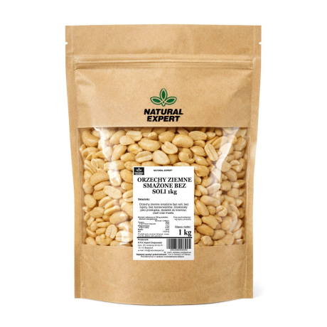 ORZECHY ZIEMNE SMAŻONE BEZ SOLI 1kg