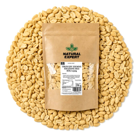 ORZECHY ZIEMNE SMAŻONE BEZ SOLI 250g