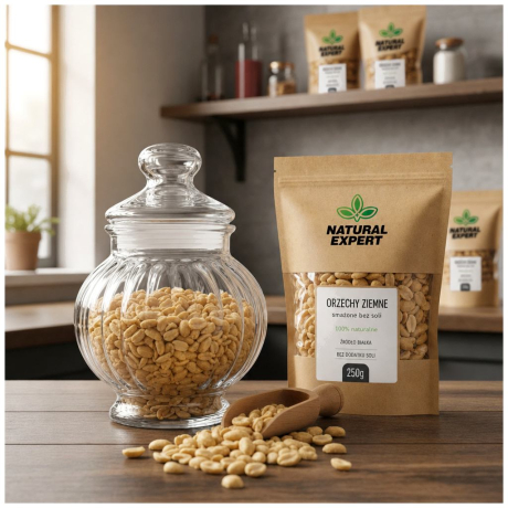ORZECHY ZIEMNE SMAŻONE BEZ SOLI 250g
