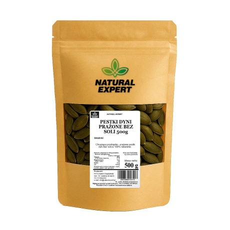 PESTKI DYNI PRAŻONE BEZ SOLI 500g