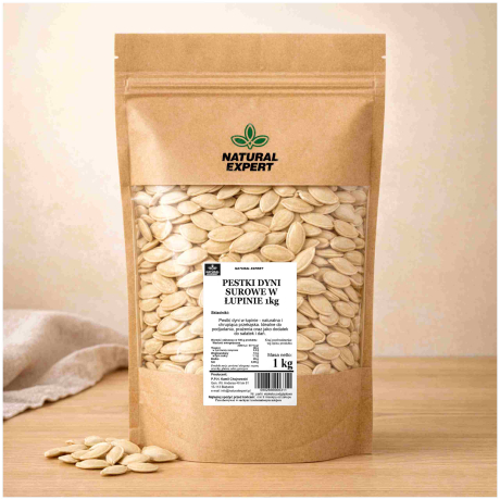 PESTKI DYNI SUROWE W ŁUPINIE 1kg