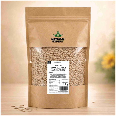 PESTKI SŁONECZNIKA ŁUSKANE 1kg