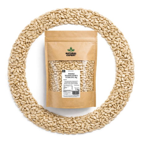 PESTKI SŁONECZNIKA ŁUSKANE 1kg