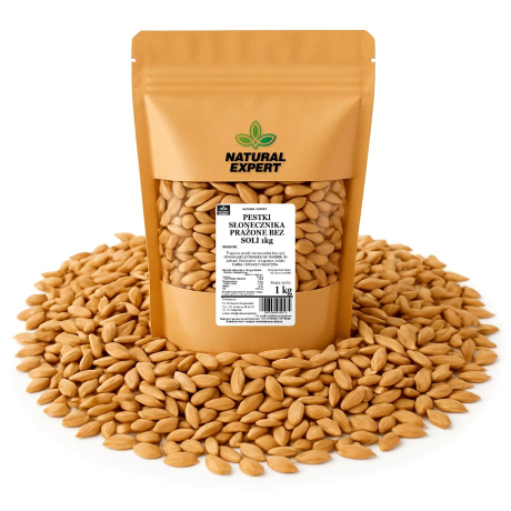 PESTKI SŁONECZNIKA PRAŻONE BEZ SOLI 1kg