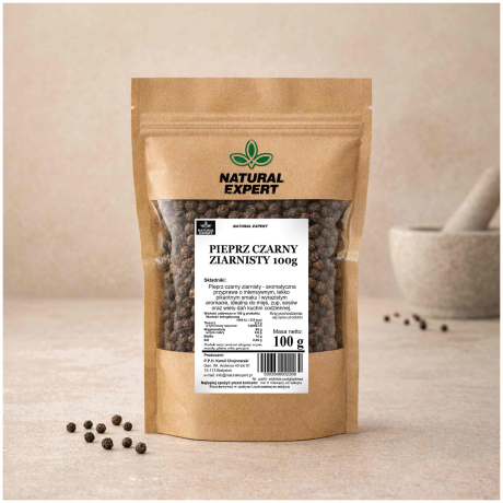 PIEPRZ CZARNY ZIARNISTY 100g