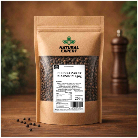 PIEPRZ CZARNY ZIARNISTY 250g