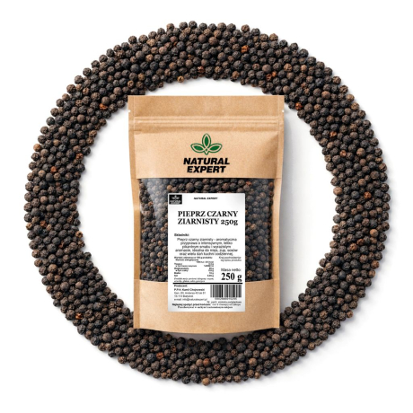 PIEPRZ CZARNY ZIARNISTY 250g