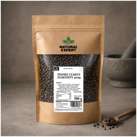 PIEPRZ CZARNY ZIARNISTY 500g