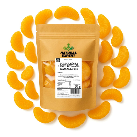 POMARAŃCZA LIOFILIZOWANA KAWAŁKI 50g