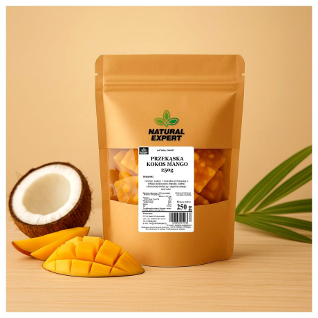 PRZEKĄSKA KOKOS MANGO 250g