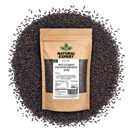 RYŻ CZARNY PEŁNOZIARNISTY 400g