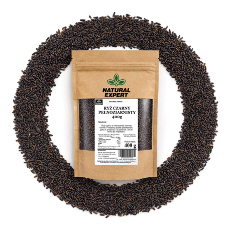 RYŻ CZARNY PEŁNOZIARNISTY 400g