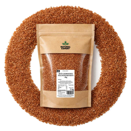 RYŻ CZERWONY PEŁNOZIARNISTY 1kg