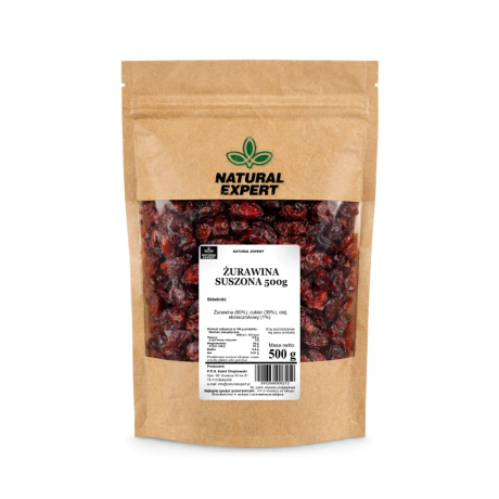 ŻURAWINA SUSZONA 500g
