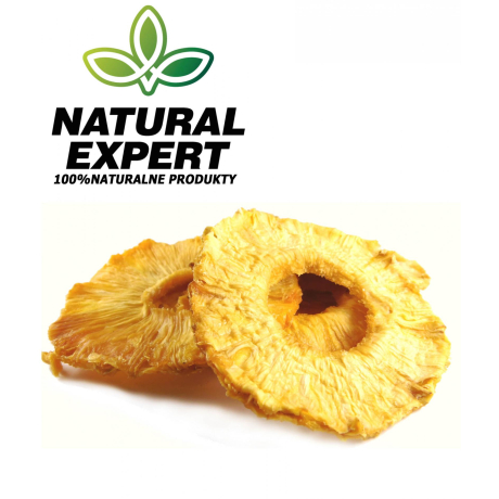 ANANAS PLASTER SUSZONY BEZ CUKRU 500g