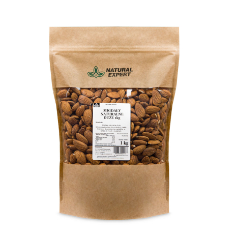 MIGDAŁY NATURALNE DUŻE 1kg