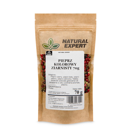 PIEPRZ KOLOROWY ZIARNISTY 70g