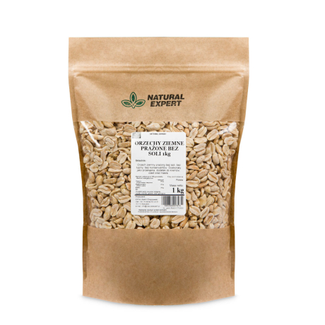 ORZECHY ZIEMNE PRAŻONE BEZ SOLI 1kg